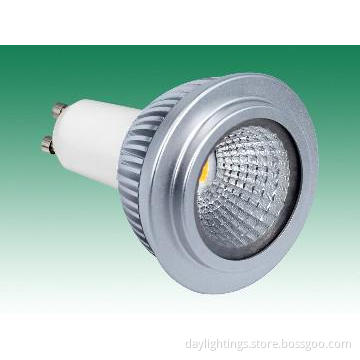 high bright  gu10 5w led cob spot light dimmable and no-dimmable